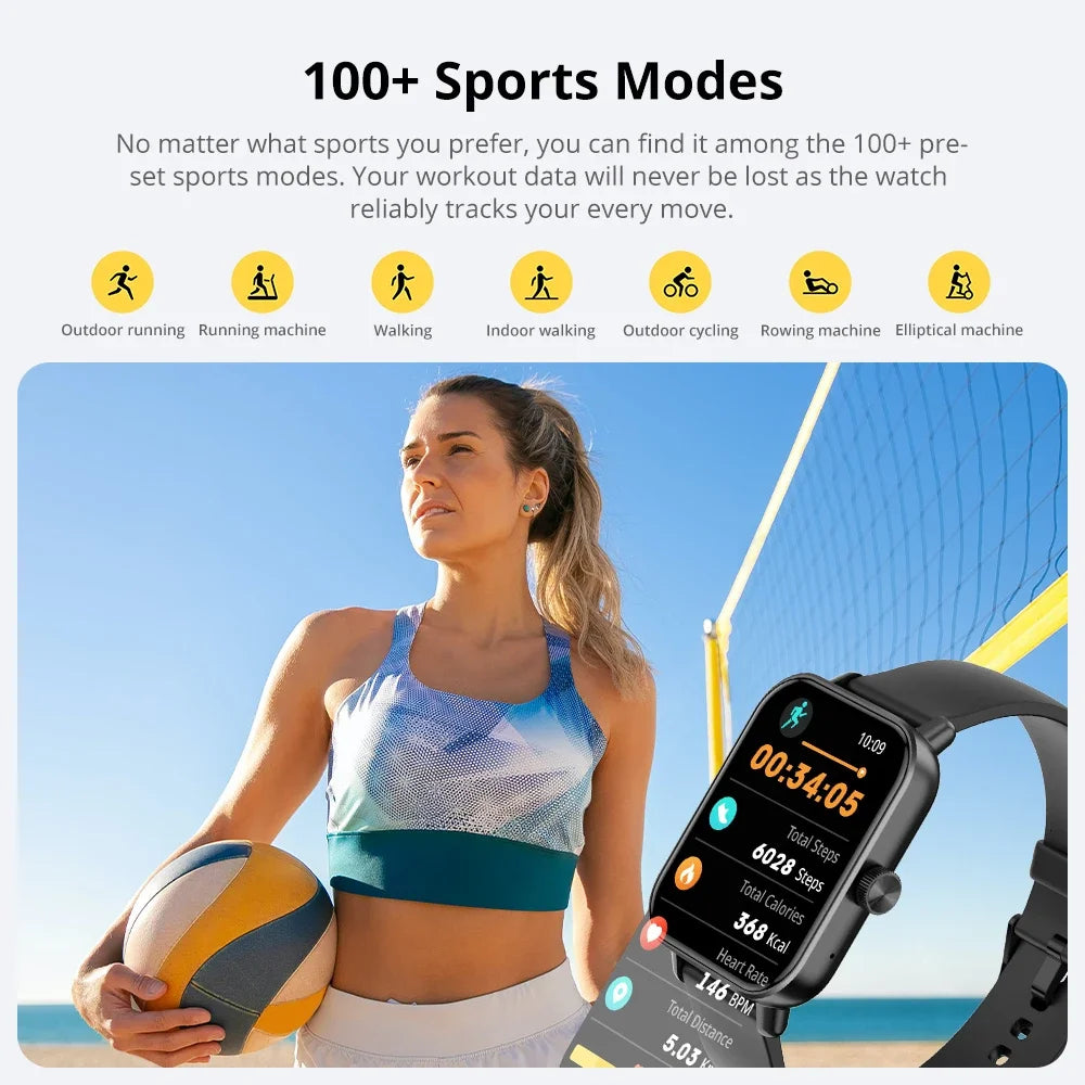 Montre connectée COLMI P81 grand écran 1.9 pouces – vue 5