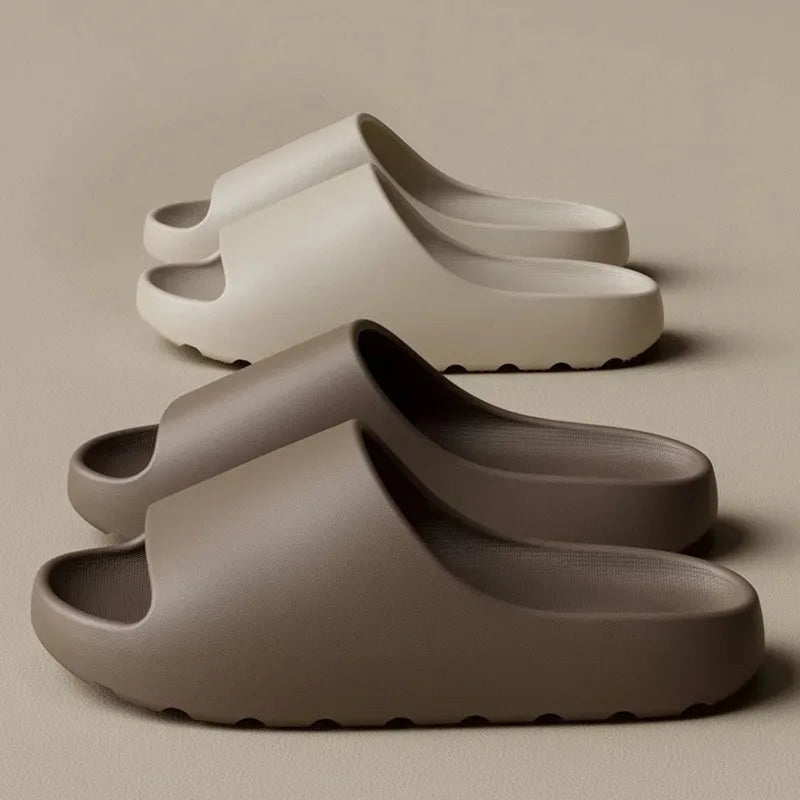 Claquettes nuage coconut à semelle moelleuse femme