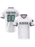 Maillot de Football Personnalisable Algérie | Nom + Numéro | Respirant Col en V | Supporter 2026