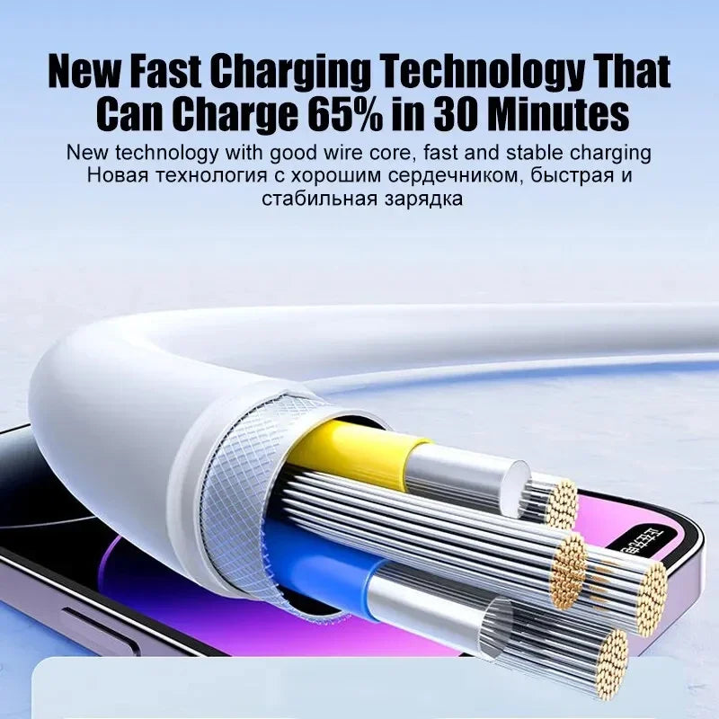 Câble USB-C vers Lightning 20W charge rapide – vue 3