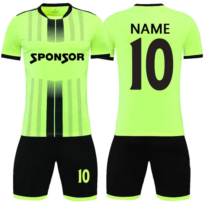 Ensemble Maillot + Short Football Personnalisable | Toutes Tailles | Homme Femme Enfant | Sport