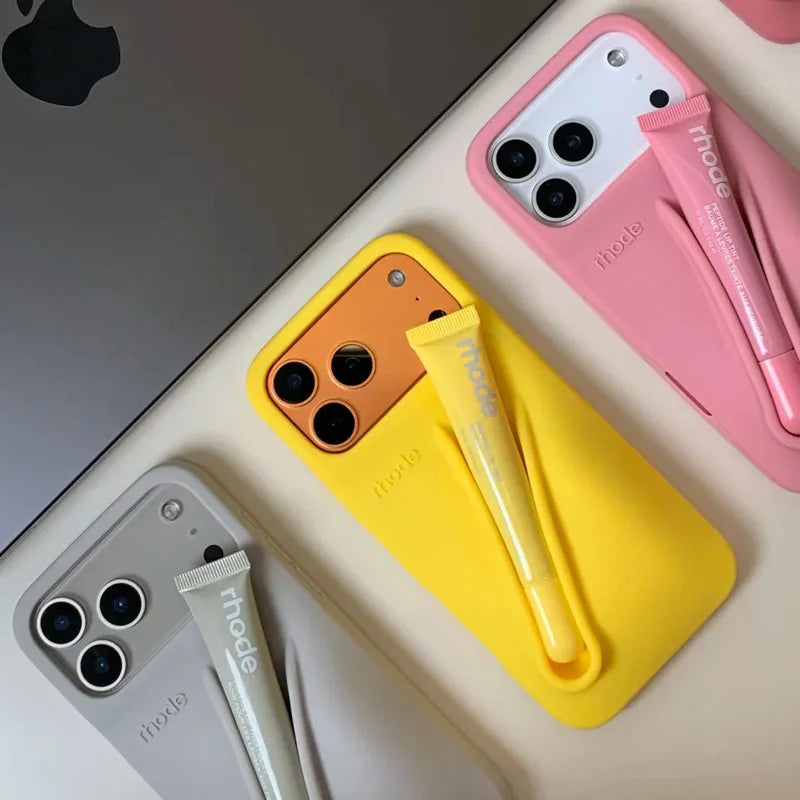 Coque iPhone avec gloss à lèvres intégré – vue 2