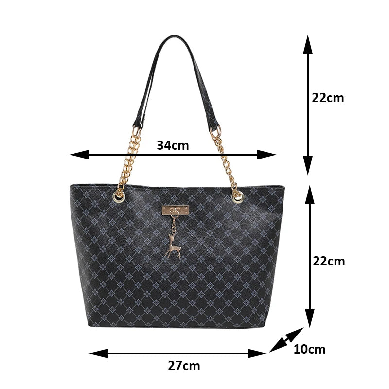 Sac cabas en cuir souple grande capacité – vue 6