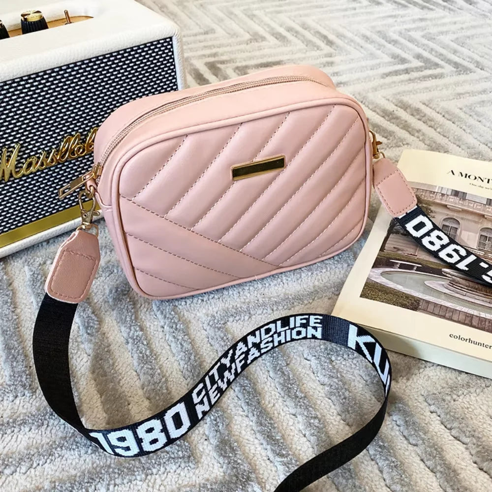 Sac bandoulière en cuir PU pour femme – vue 7