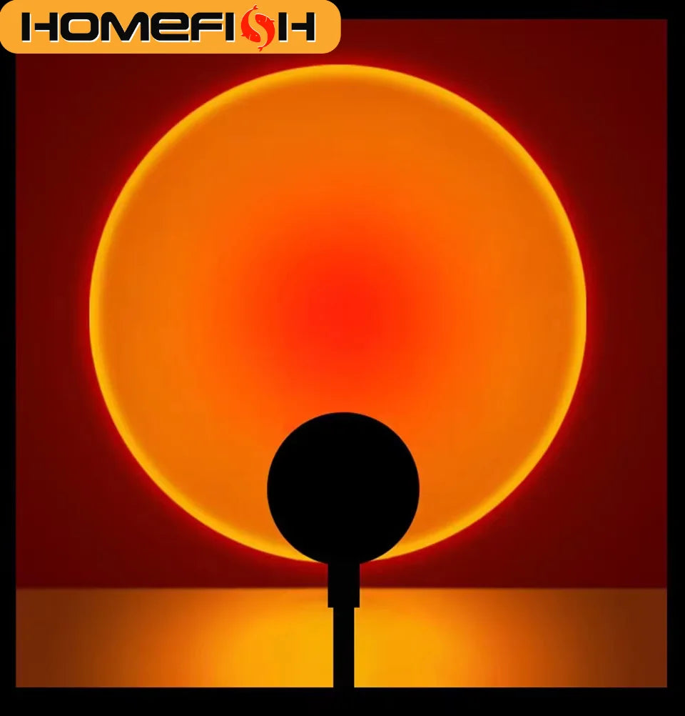 Lampe projecteur coucher de soleil USB
