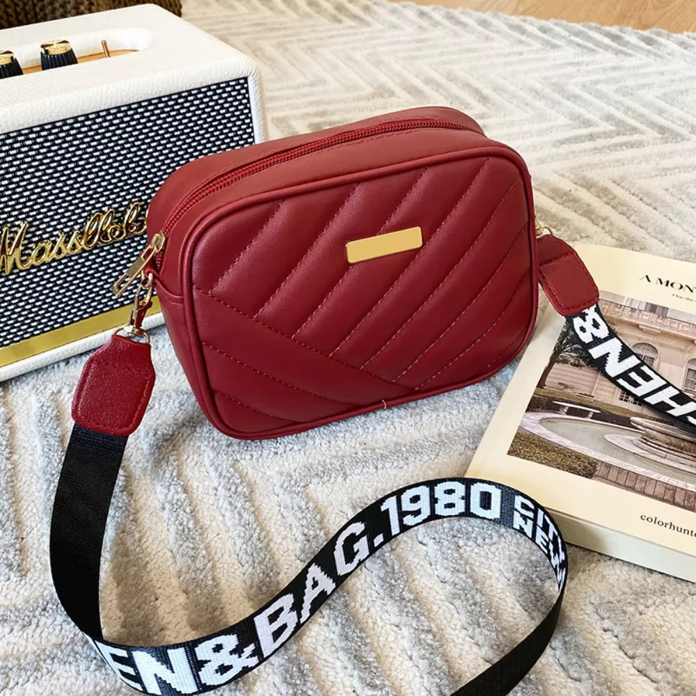 Sac bandoulière en cuir PU pour femme – vue 9
