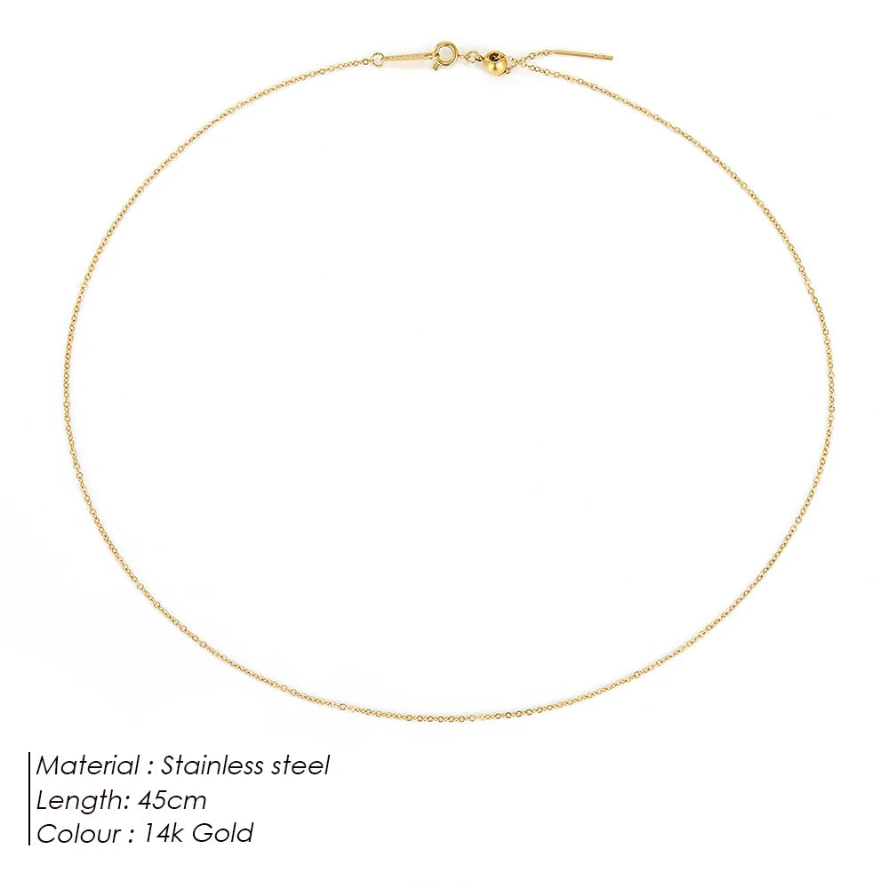 VELUROArt Collier Pendentif Femme Acier Inoxydable Ajustable
