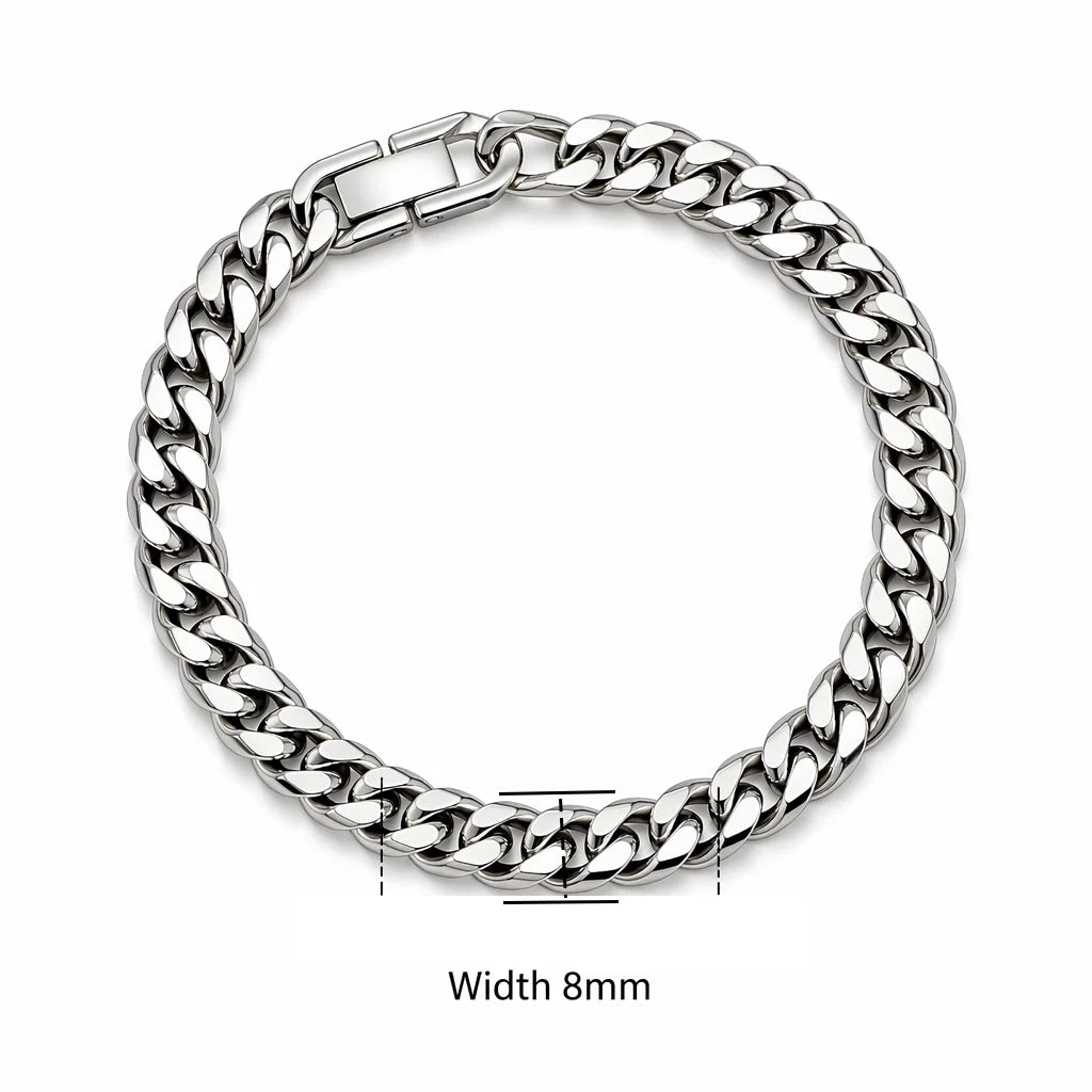 VELUROArt Bracelet Magnétique Tressé Unisexe Acier Inoxydable