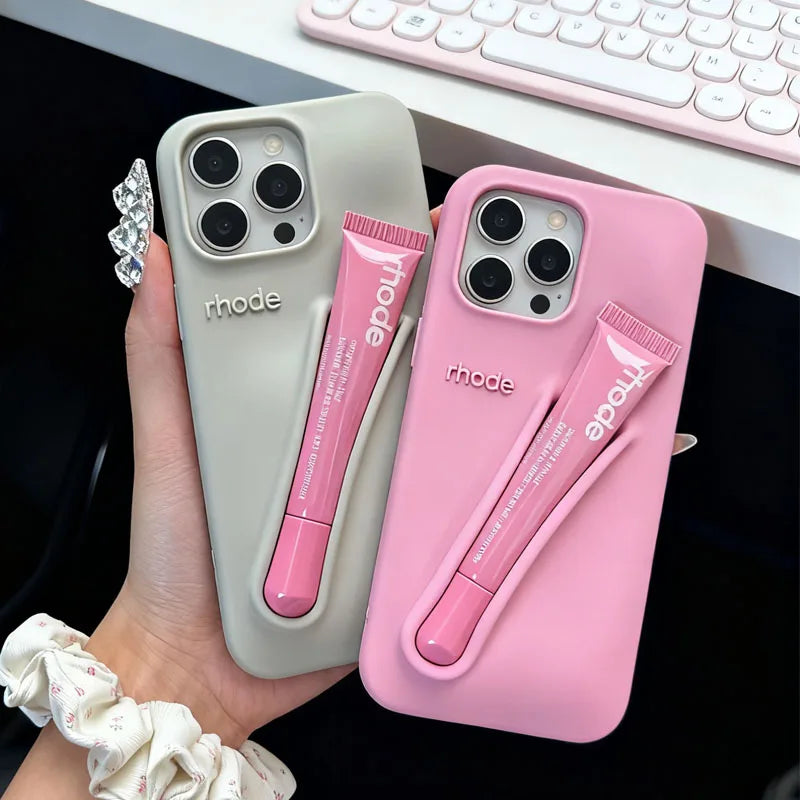 Coque iPhone avec gloss à lèvres intégré – vue 6