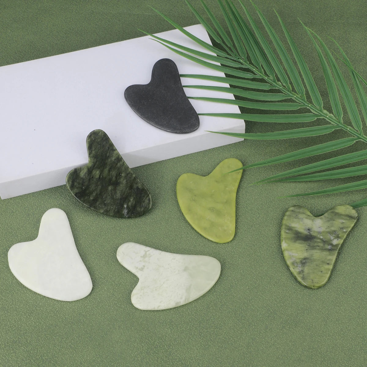 Natural Jade Roller Face Gua Sha Natural Stone Body Neck Massager Acupoint Eye Care Spa Massage Tools Massage Visage Lifting