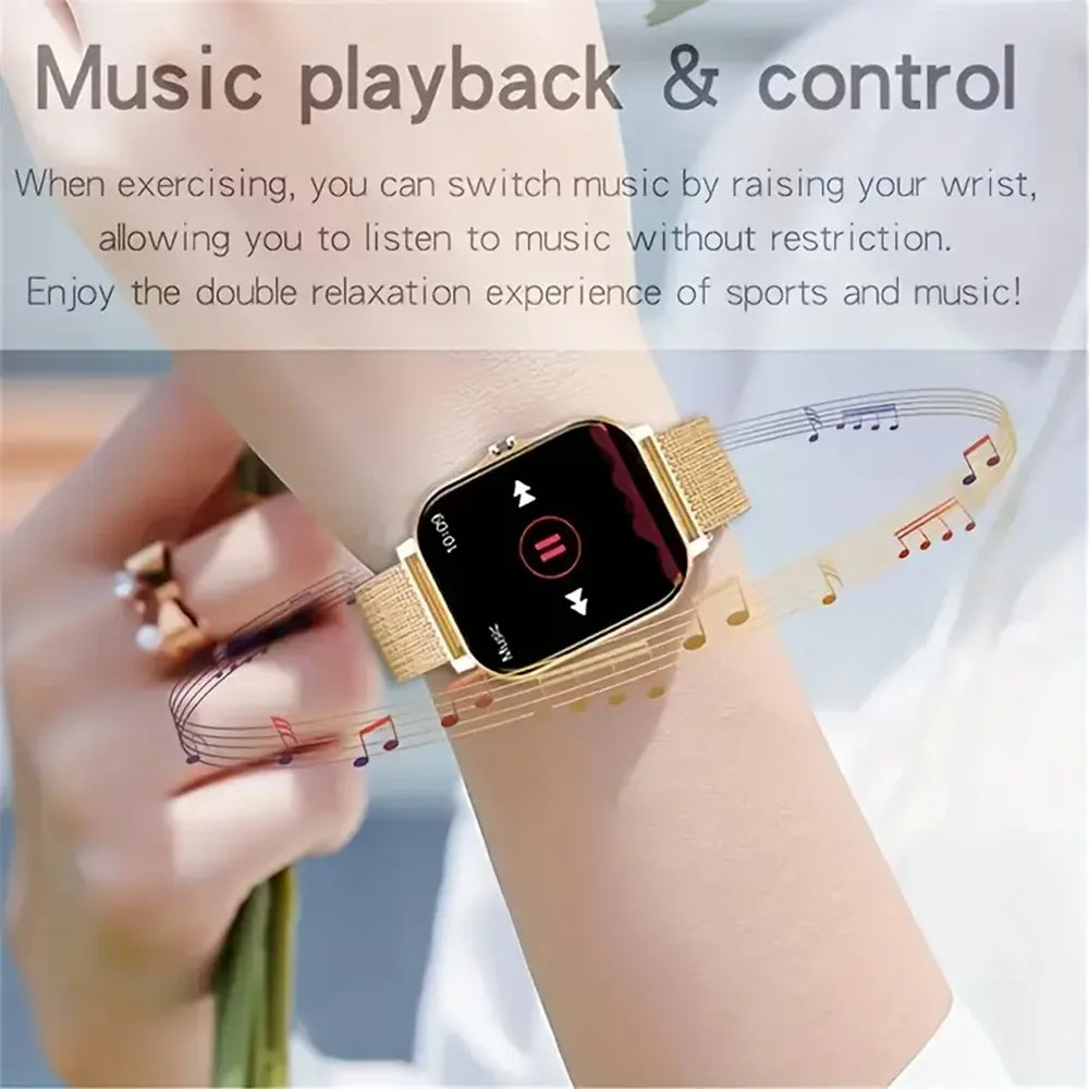 Montre connectée KESHUYOU avec appels et suivi santé – vue 2