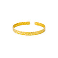 Exquisite Classic Bump Pattern Openning Bangles Bracelet For Women Cuff Bracelet Gold Color Stainless Steel Hand Ornament Gift