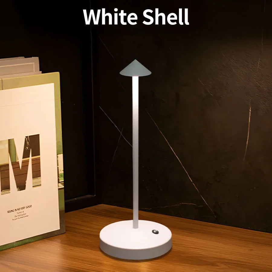 Lampe de table LED rechargeable tactile sans fil – vue 7