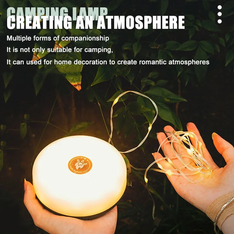 Guirlande lumineuse solaire 10 m pour camping – vue 3