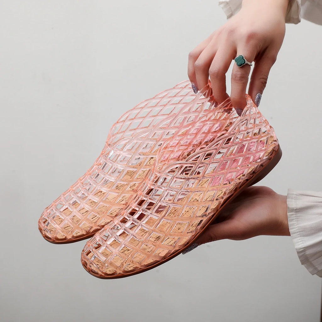 Sandales jelly ajourées pour femme – vue 7