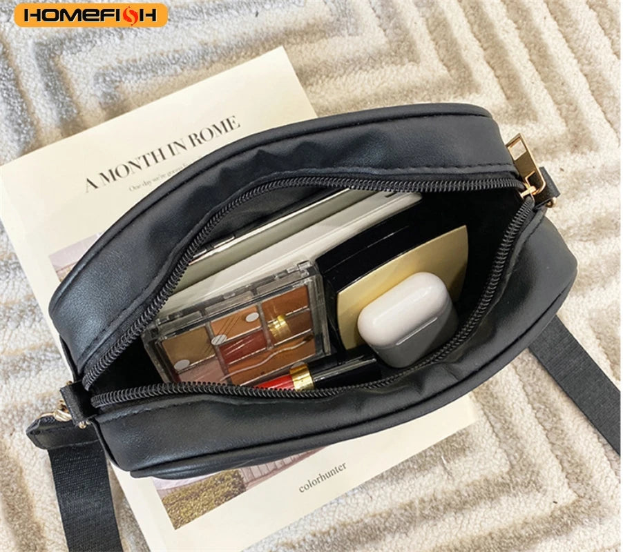 Sac bandoulière en cuir PU pour femme – vue 4
