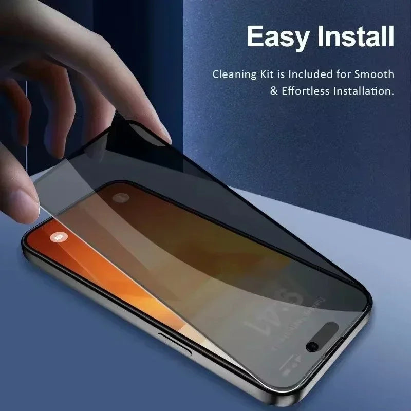 Verre trempé anti-espion pour iPhone lot de 5 – vue 6