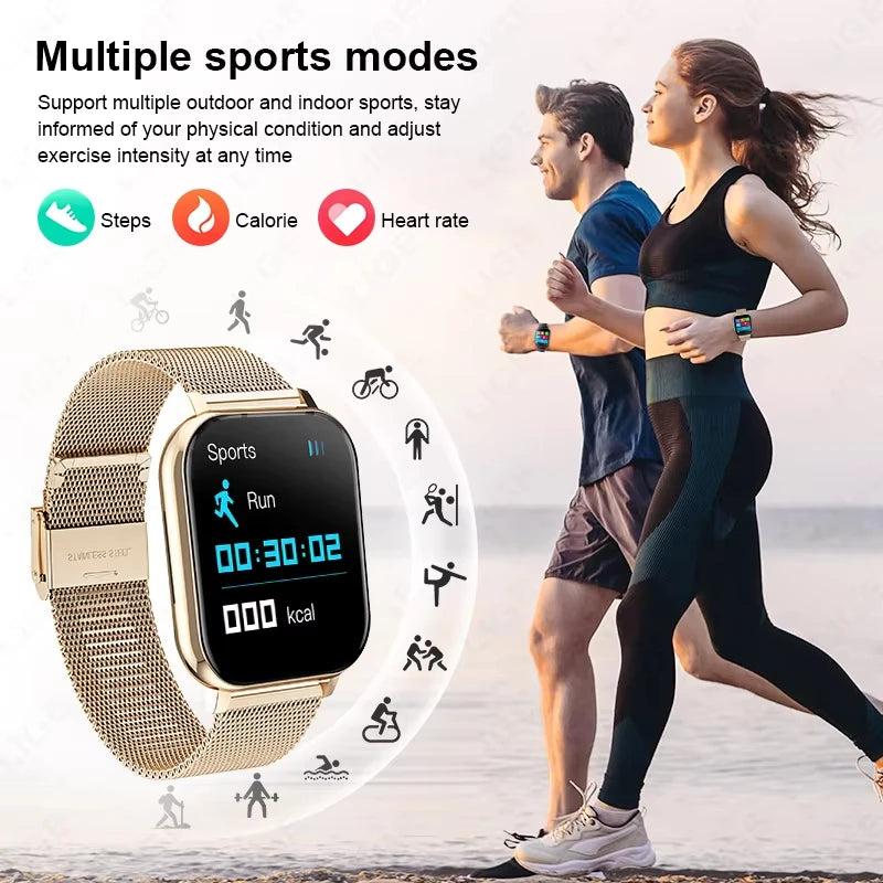 Montre connectée KESHUYOU écran HD 2.01 pouces – vue 3