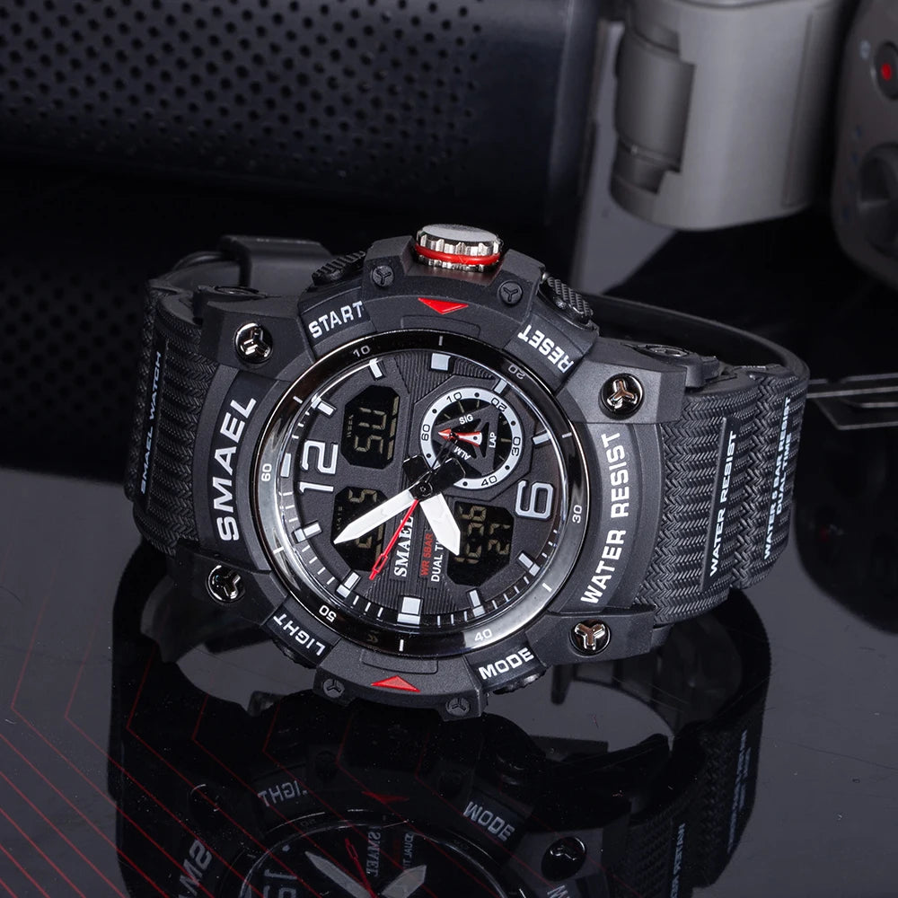 Montre digitale militaire SMAEL 8007 pour homme