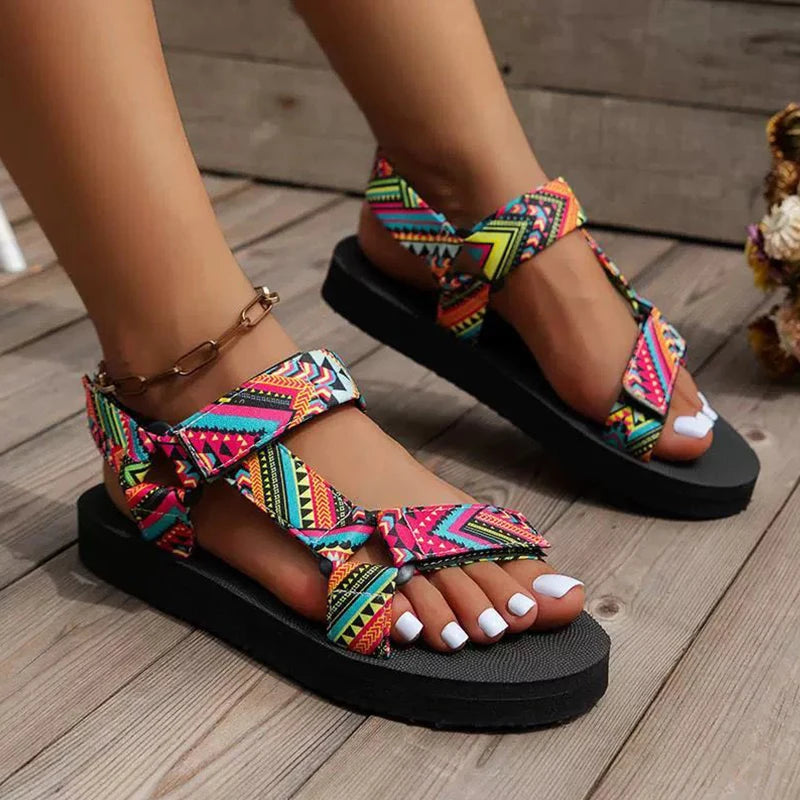 Sandales de plage en corde tressée pour femme – vue 3