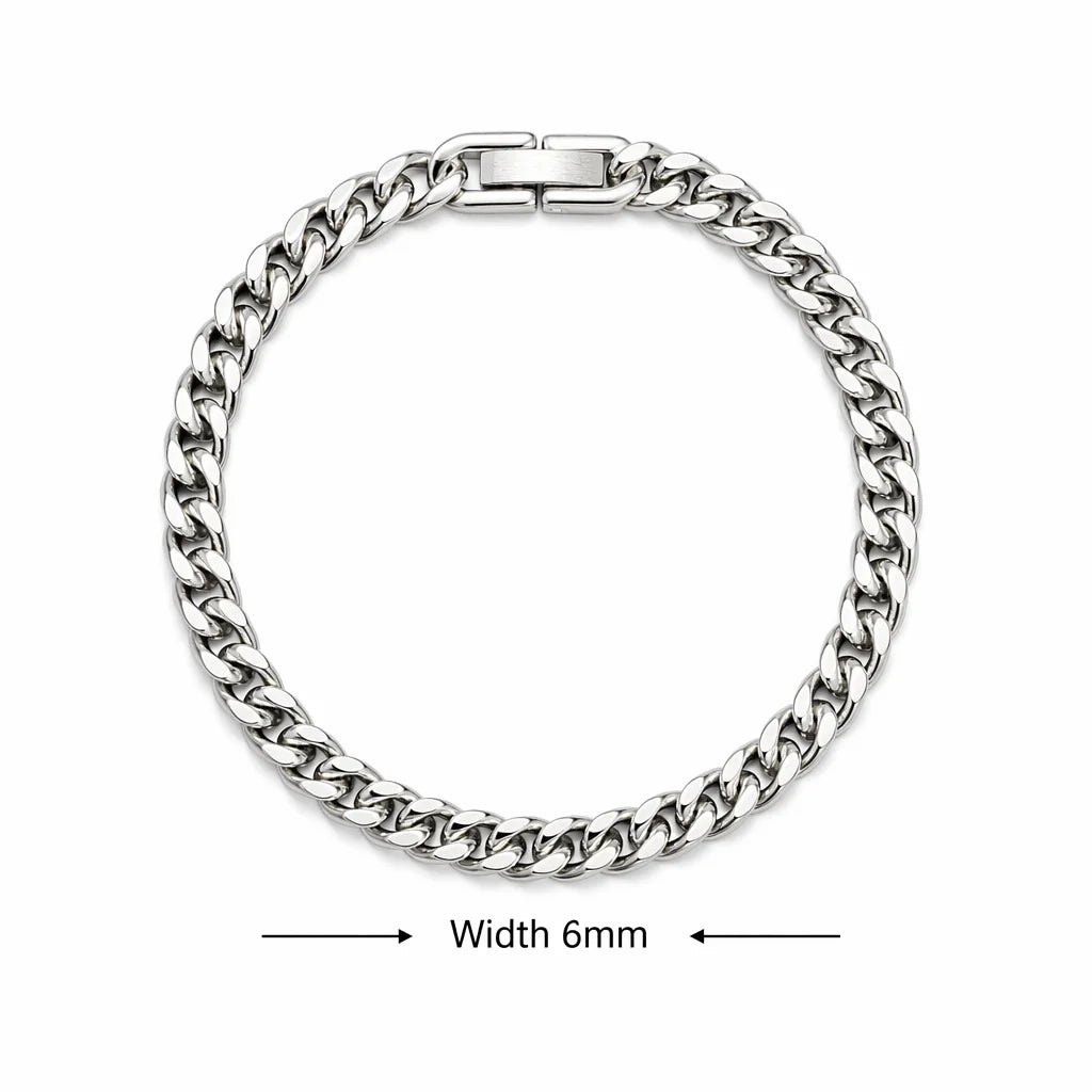 VELUROArt Bracelet Magnétique Tressé Unisexe Acier Inoxydable