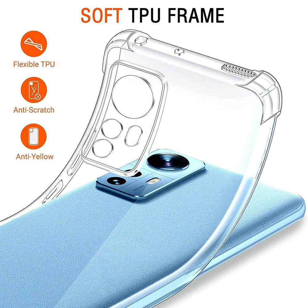 Coque en silicone transparente pour Xiaomi Redmi Note – vue 5