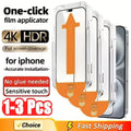Verre trempé 8K pour iPhone avec applicateur