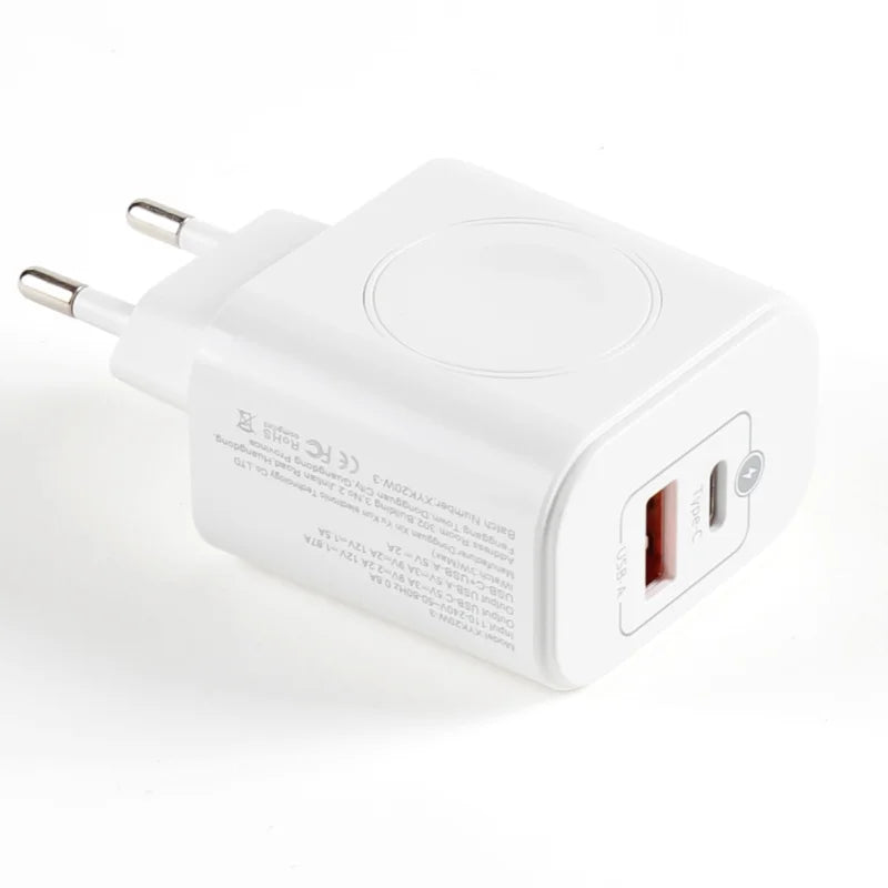 Chargeur sans fil 3-en-1 pour iPhone et Apple Watch – vue 6