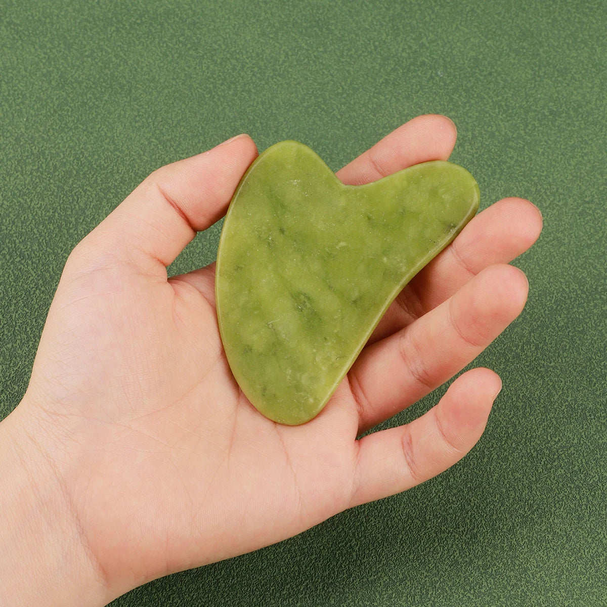 Rouleau de Jade Naturel & Gua Sha Visage et Corps