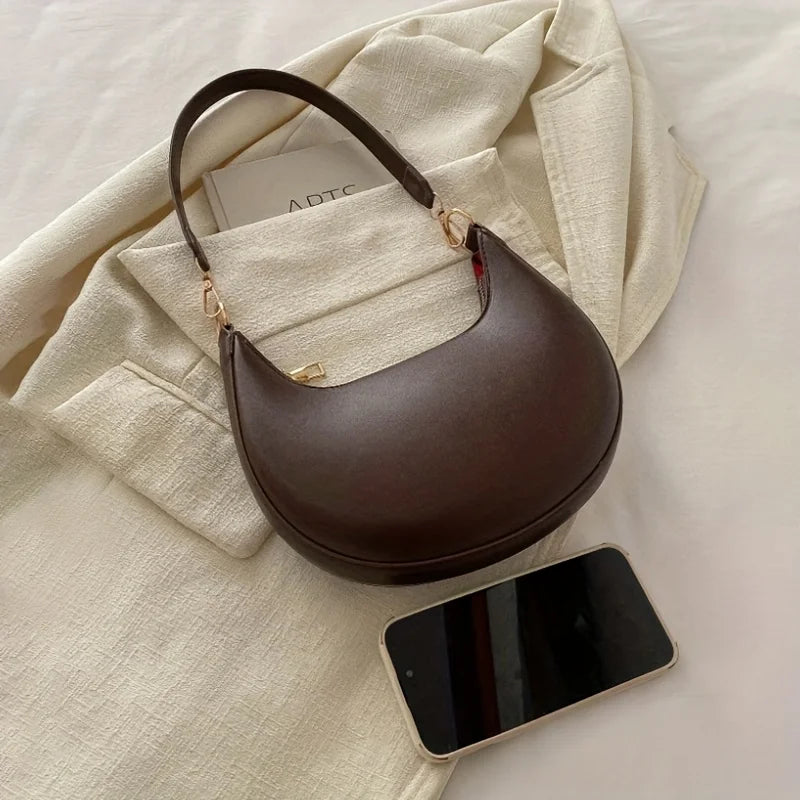 Sac porté épaule demi-lune pour femme – vue 4