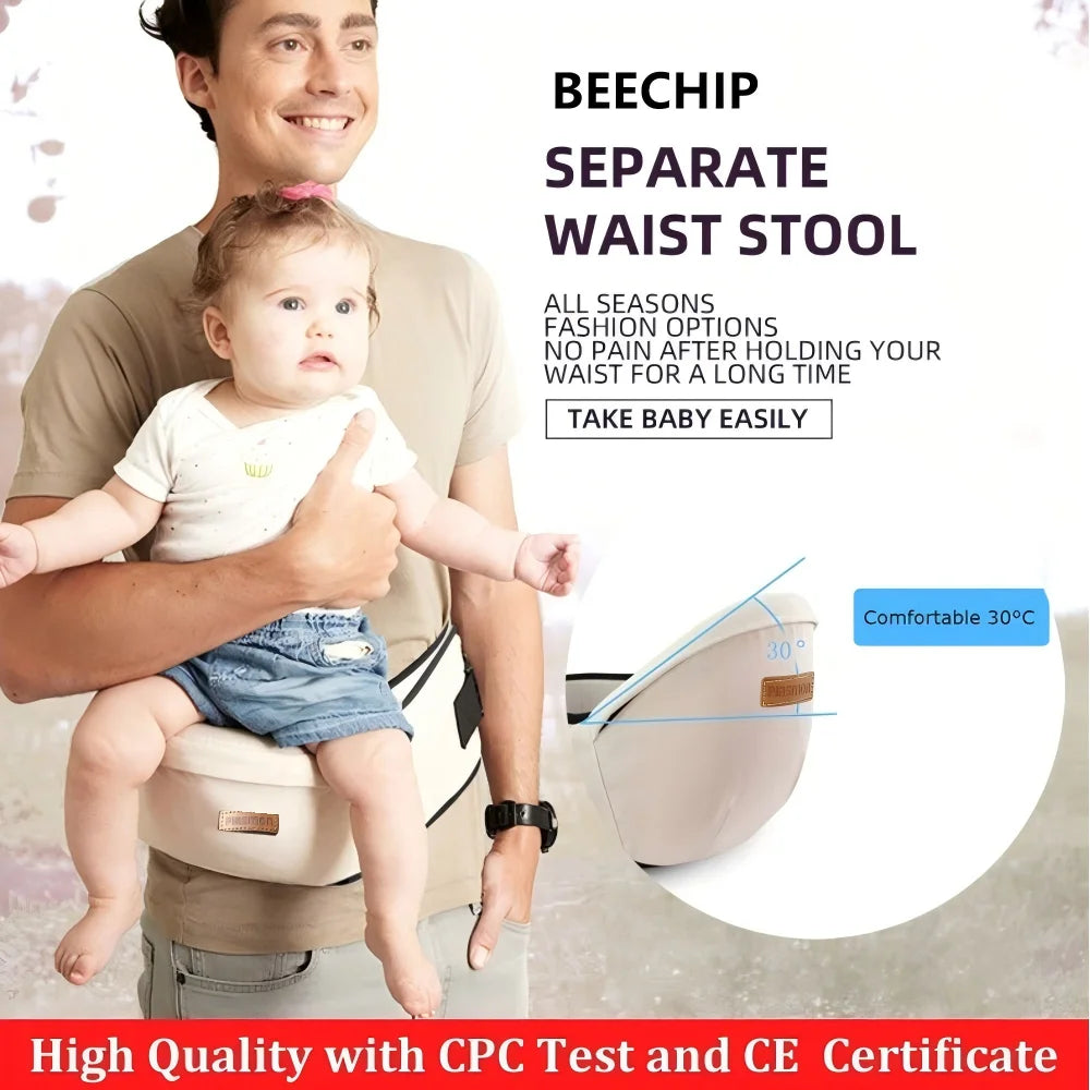 Porte-bébé siège de hanche avec ceinture lombaire – vue 4