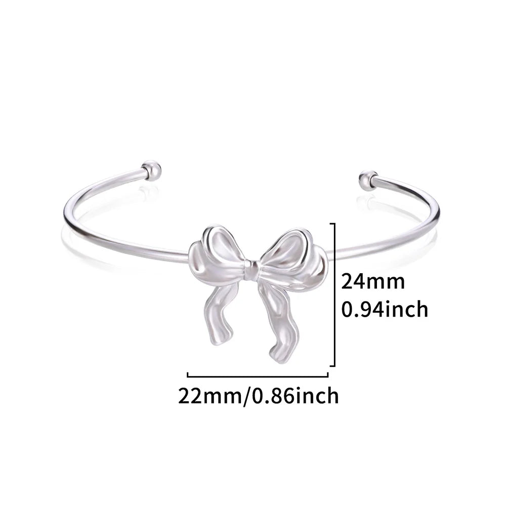 VELUROArt Bracelet Jonc Femme Acier Doré Texturé