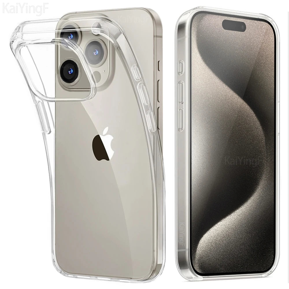 Coque transparente antichoc pour iPhone