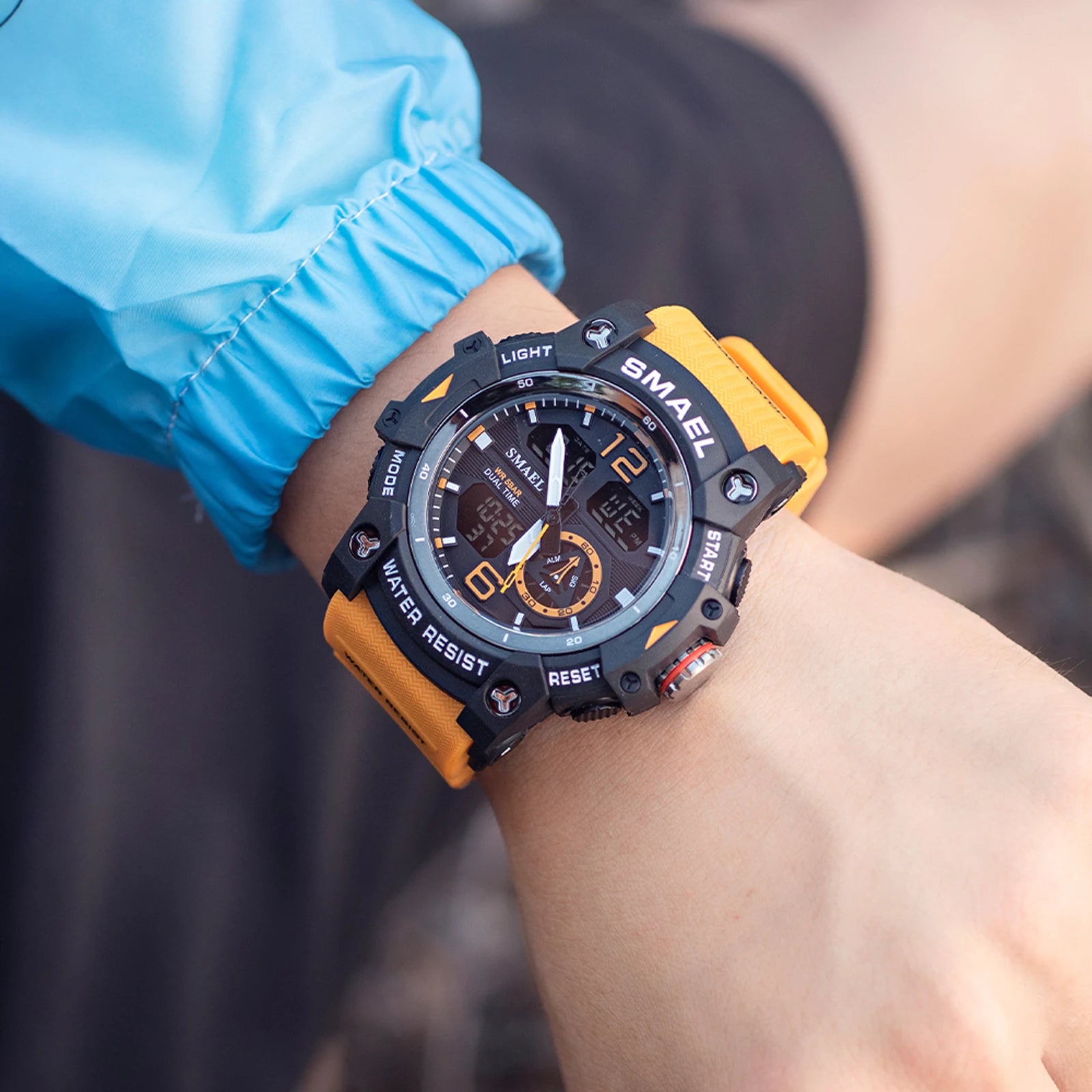 Montre digitale militaire SMAEL 8007 pour homme – vue 6