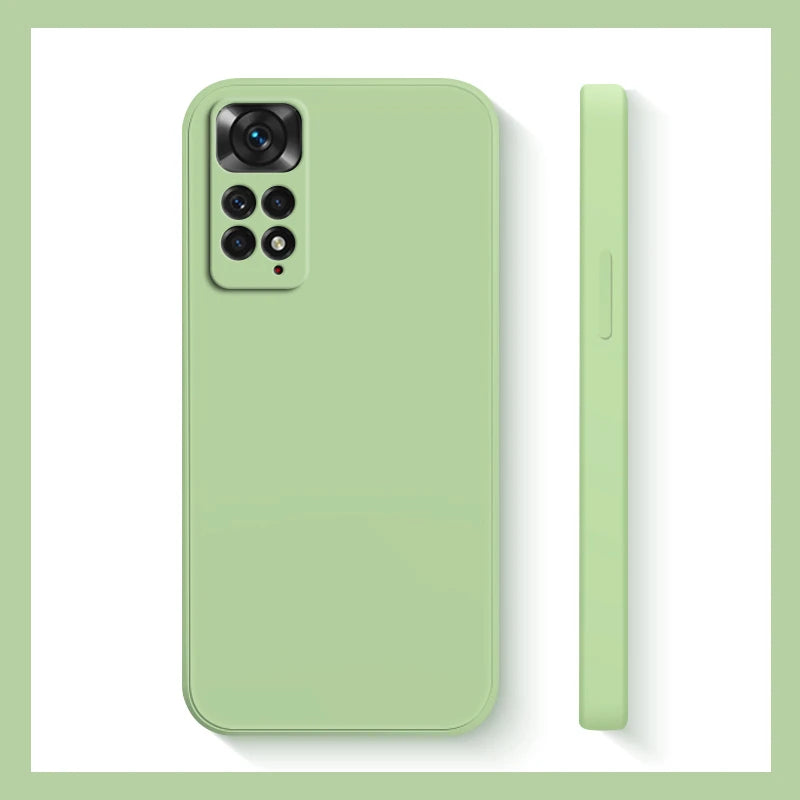 Coque en silicone liquide pour Xiaomi Redmi Note – vue 4