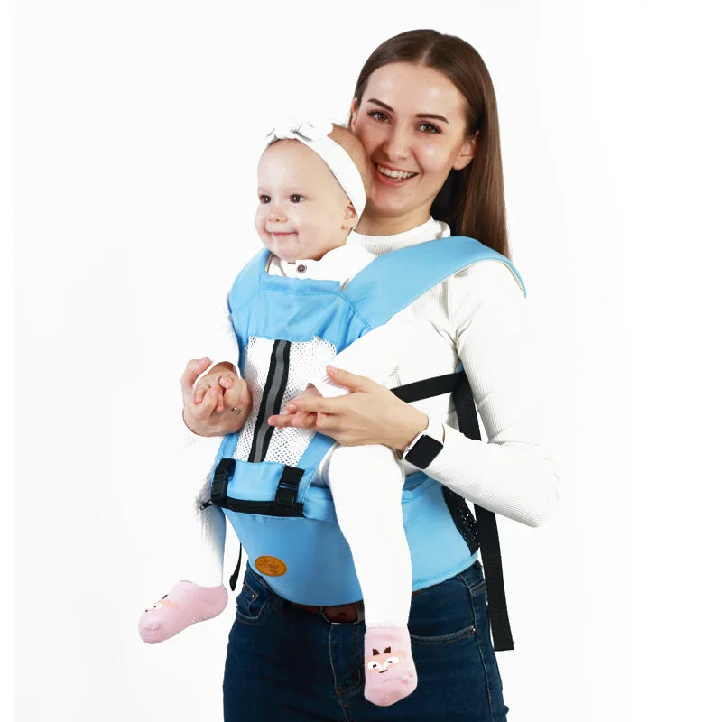Porte-bébé ergonomique 0-48 mois avec siège de hanche – vue 4