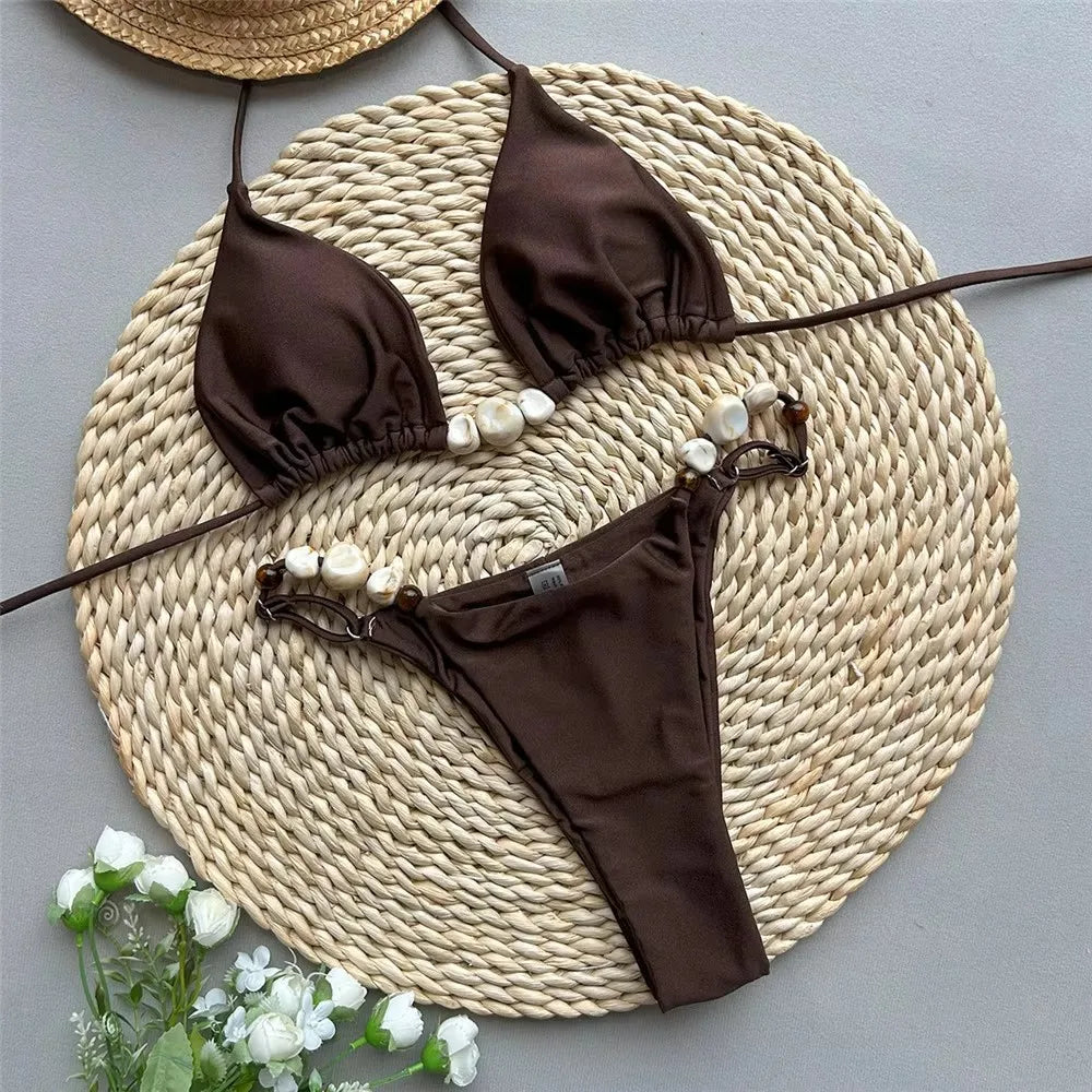 Maillot de bain bikini triangle pour femme – vue 6