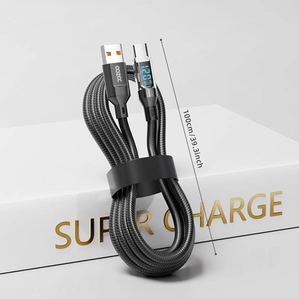 Câble 120W avec écran LCD USB-A vers Lightning – vue 2
