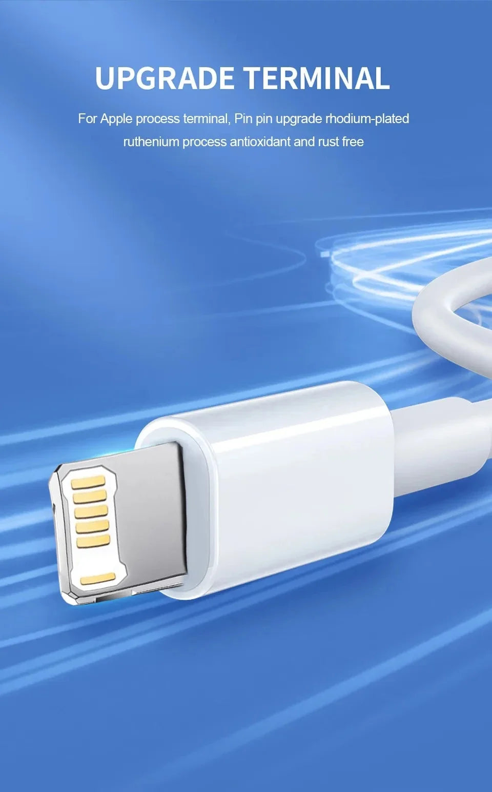 Câble USB-C vers Lightning 20W charge rapide – vue 6