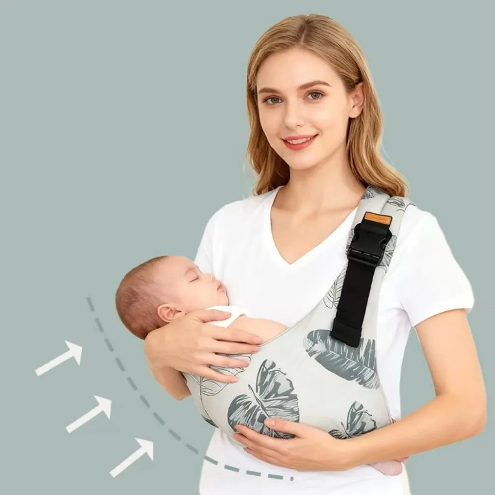 Porte-bébé écharpe croisée avec siège de hanche – vue 2