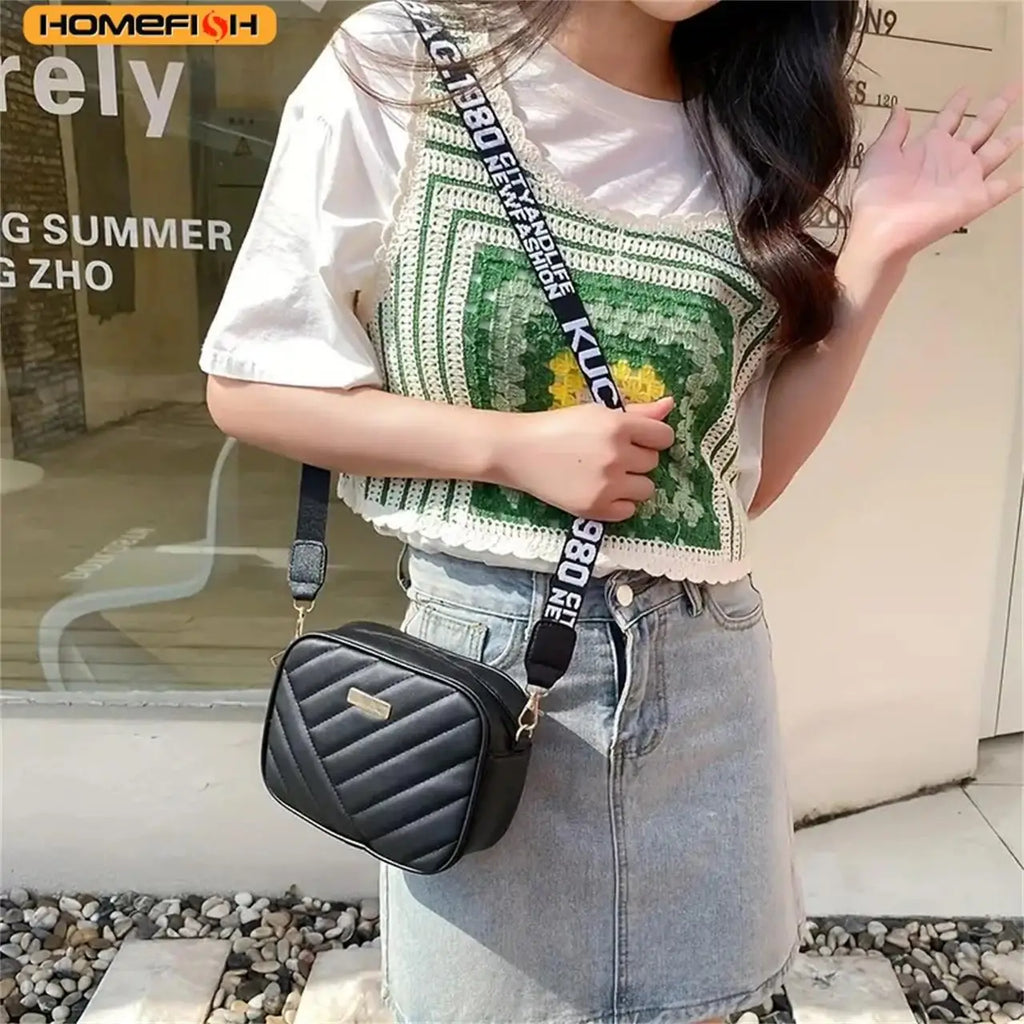 Sac bandoulière en cuir PU pour femme – vue 5