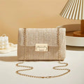 Sac en paille tressé bandoulière pour femme – vue 12