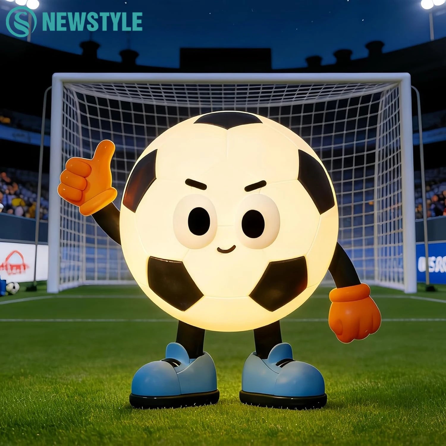 Soccer Night Light Silicone Football Lamp 2-Level Dimmable Rechargeable RGB Portable Nursery Sleeping Lamp For Bedroom Decor