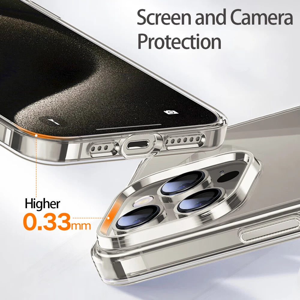 Coque transparente antichoc pour iPhone – vue 3