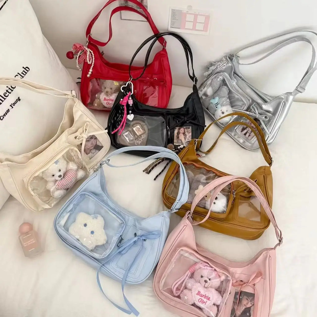 Sac bandoulière transparent ita style Y2K femme – vue 4