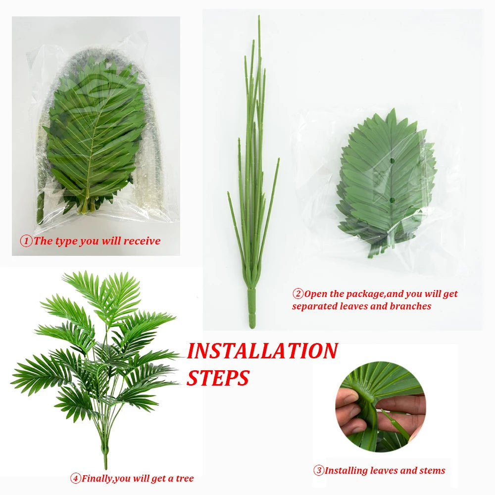 Palmier areca artificiel 24 feuilles en pot – vue 6