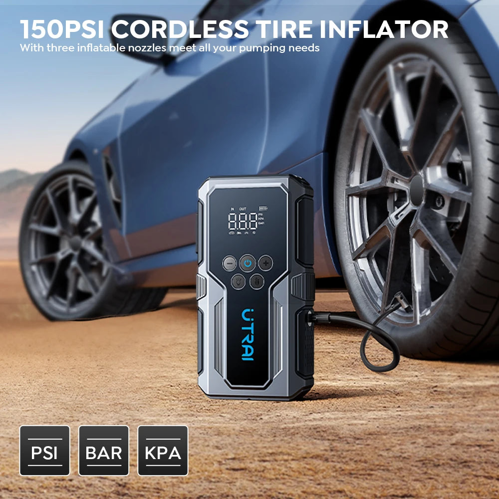 Démarreur UTRAI 1500A Portable + Gonfleur