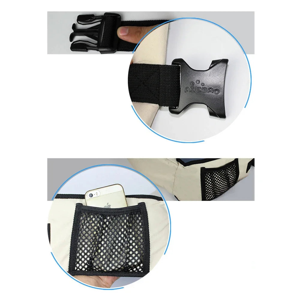 Porte-bébé siège de hanche avec ceinture lombaire – vue 5