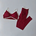 Ensemble de sport 2 pièces femme brassière et legging – vue 4