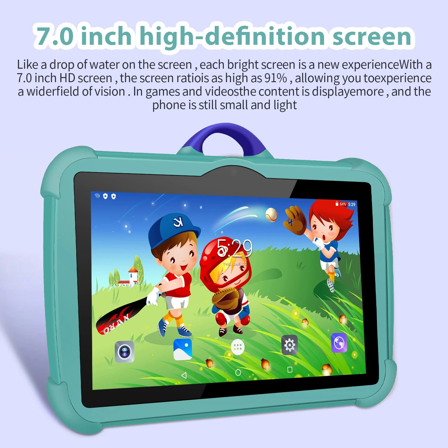 Tablette enfant 7 pouces Android 13 éducative – vue 2
